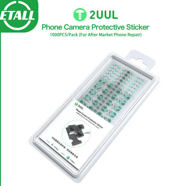 2uul da30 Telefon Kamera Schutz Aufkleber Set mit 7mm und 12mm Durchmesser für Gesichts-ID Punkt Matrix, 1000 Stück pro Paket - Bild 1