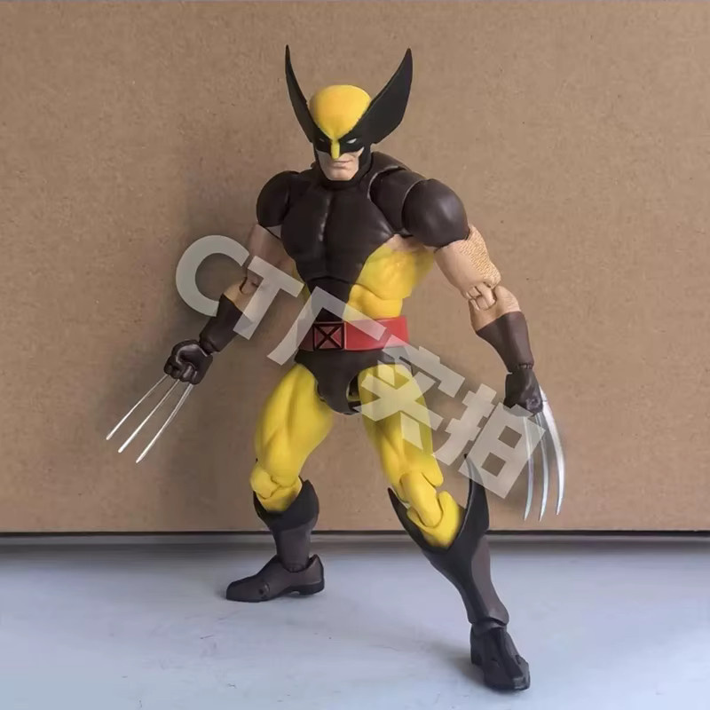 Bandai Marvel Wolverine Mafex 138 Actionfigur, Braun, Comic - Bild 2