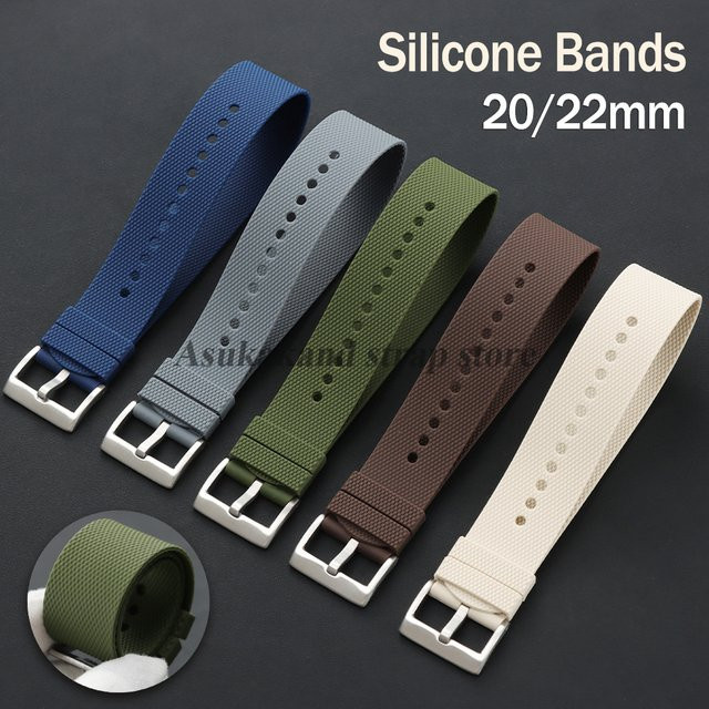 Uhrenarmband Silikon, Sport, Bunt, Unisex - Bild 1