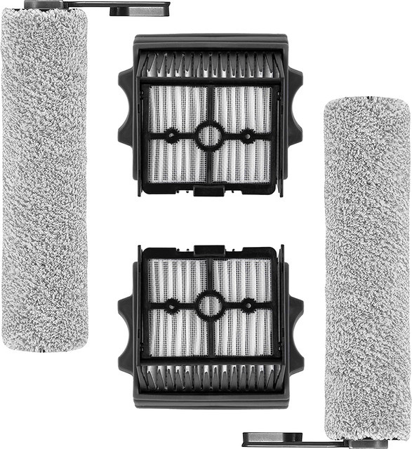 Tineco Ersatzteil-Set für Floor One S5, S5 Combo, S5 Pro Combo und S5 Extreme mit 2 Bürstenrollen und 2 Filtern - Bild 1