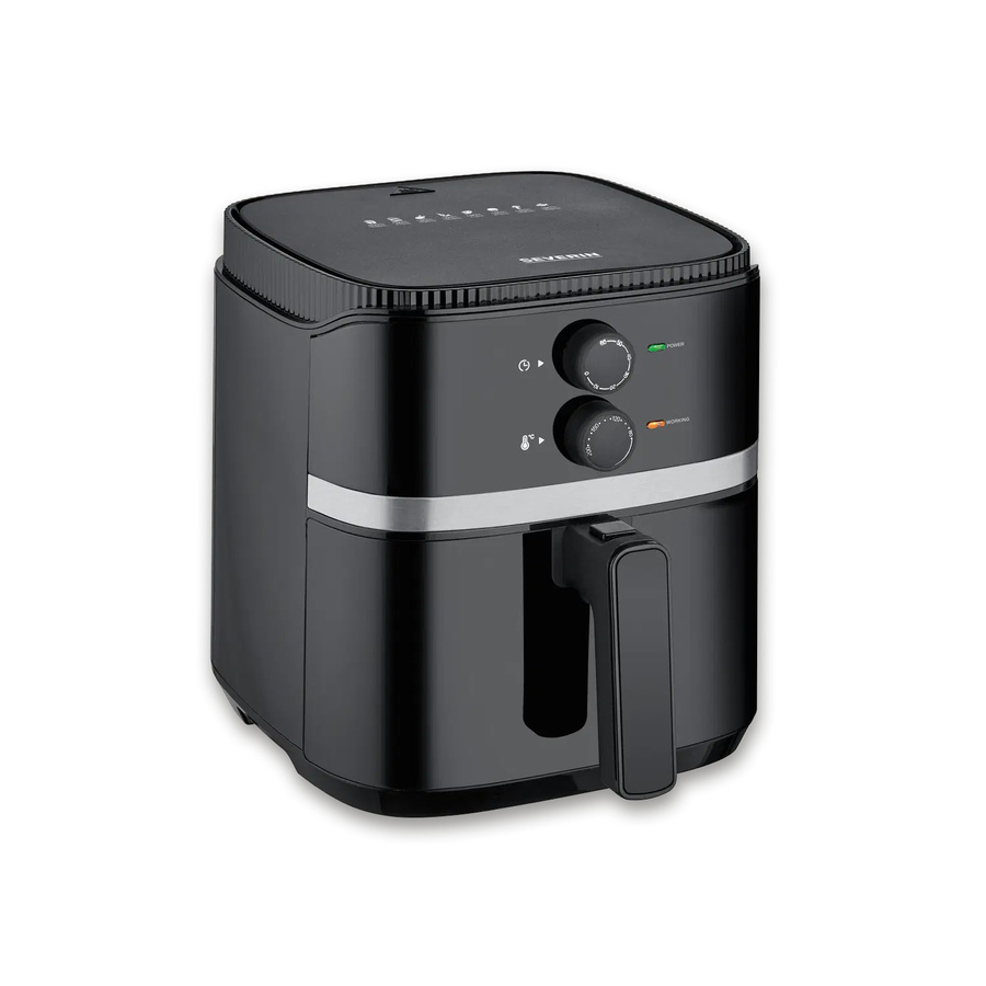 Severin Heißluftfritteuse FR 2452 in Schwarz mit 5 l Volumen, 1500 W und Timer, B/H/T: 35 x 32,5 x 35 cm - Bild 1