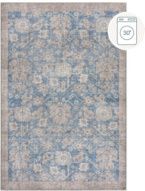 Flair Rugs Vintageteppich Orelia Global in Blau-Beige, B/T: 152 x 230 cm - Bild 1