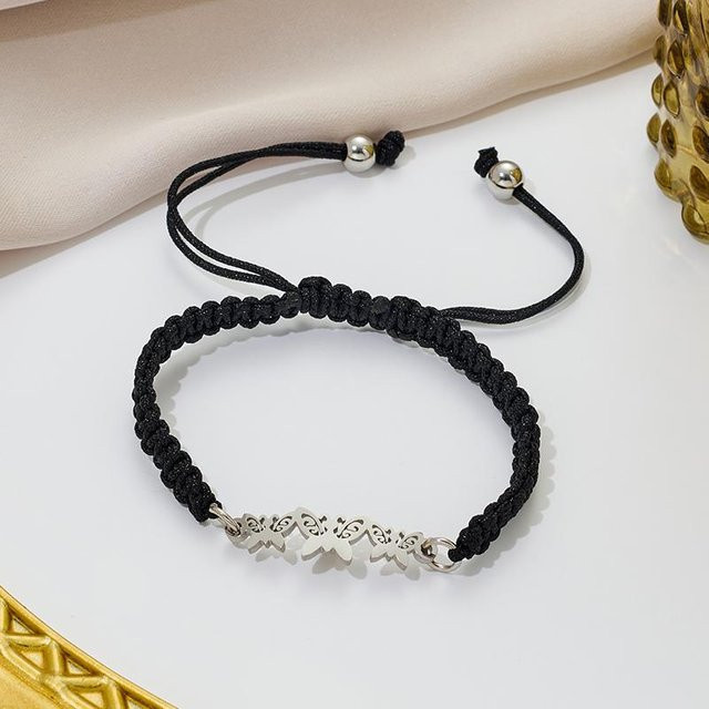 Armband Schmetterling Biene, Silber, Damen - Bild 1