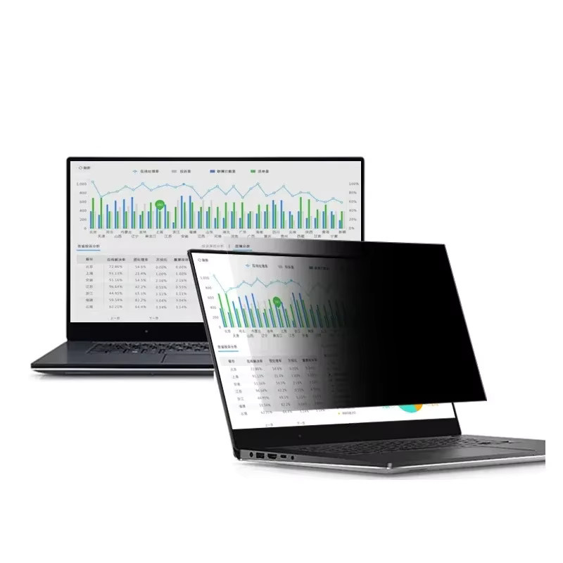 Apple Anti-Peeping Displayschutzfolie für MacBook Air und Pro, Matt, Schwarz, 17 Zoll - Bild 1