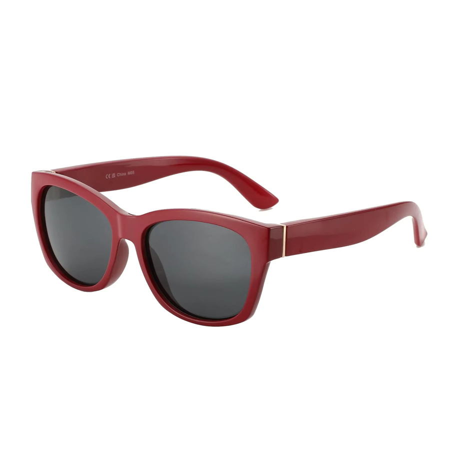 BLUEMOKY Cat-Eye Sonnenbrille, Damen, Vollrand, rot, Kunststoff - Bild 2