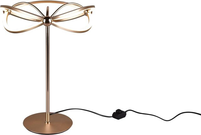Trio LED Tischleuchte Charivari Messing matt dimmbar B/T/H: 50 cm x 41 cm x 41 cm - Bild 1