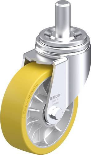 Blickle LHZ-ALTH 162K Stahlblech-Lenkrolle in Silber mit 160 mm Rad-Durchmesser und 900 kg Tragfähigkeit - Bild 1
