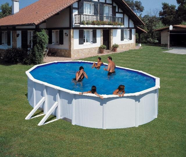 Stahlwandpool Schwimmbecken 610 x 375 cm - Bild 1