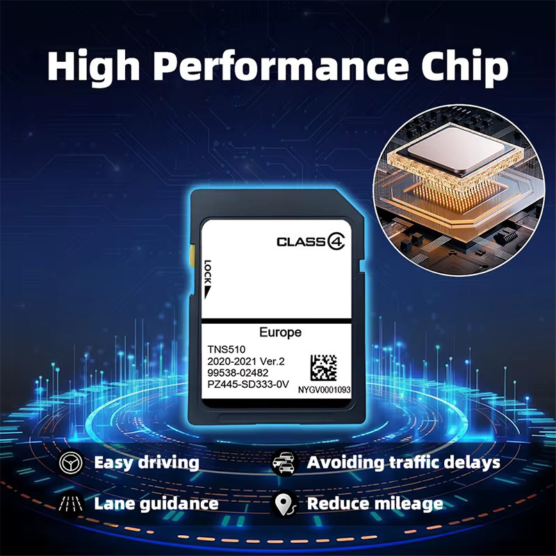 NAVINESA GPS SD-Karte mit EU-Karten für Toyota Corolla, Land Cruiser 150, 200 und RAV4 Navigationssystem TNS 510 - Bild 4