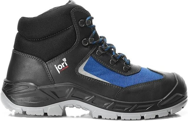 Elten Sicherheitsschnürstiefel JoBuilder Mid ESD S3 in Schwarz und Blau, Größe 37 - Bild 1