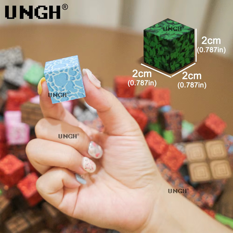 UNGH Magnetblock-Figuren Puppe Mann, Baustein Magnet Puzzle, Bauset, Bunt / Mehrfarbig - Bild 2