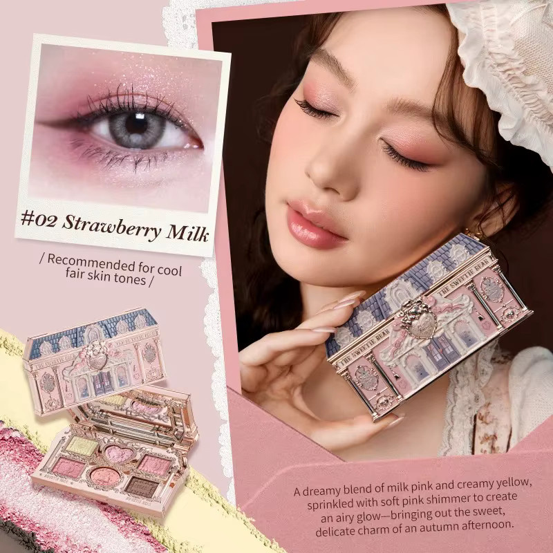 Flower Knows Sweetie Bear Augen-Make-up-Palette, matt und schimmernd - Bild 2