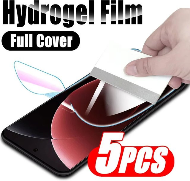 Transparente Hydrogel-Displayschutzfolie für Xiaomi Redmi Note 15 Pro 14 13 Pro 12 11 10 9 sowie Redmi 15 14C 13C 10 9 - Bild 1