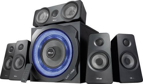 Trust GXT 658 Tytan 5.1 PC-Lautsprecher System, 90W, Schwarz - Bild 1