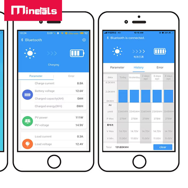 BT 10 Bluetooth-Modul für die Produktserien B2B, BS und MPPT in Schwarz mit App-Unterstützung - Bild 2