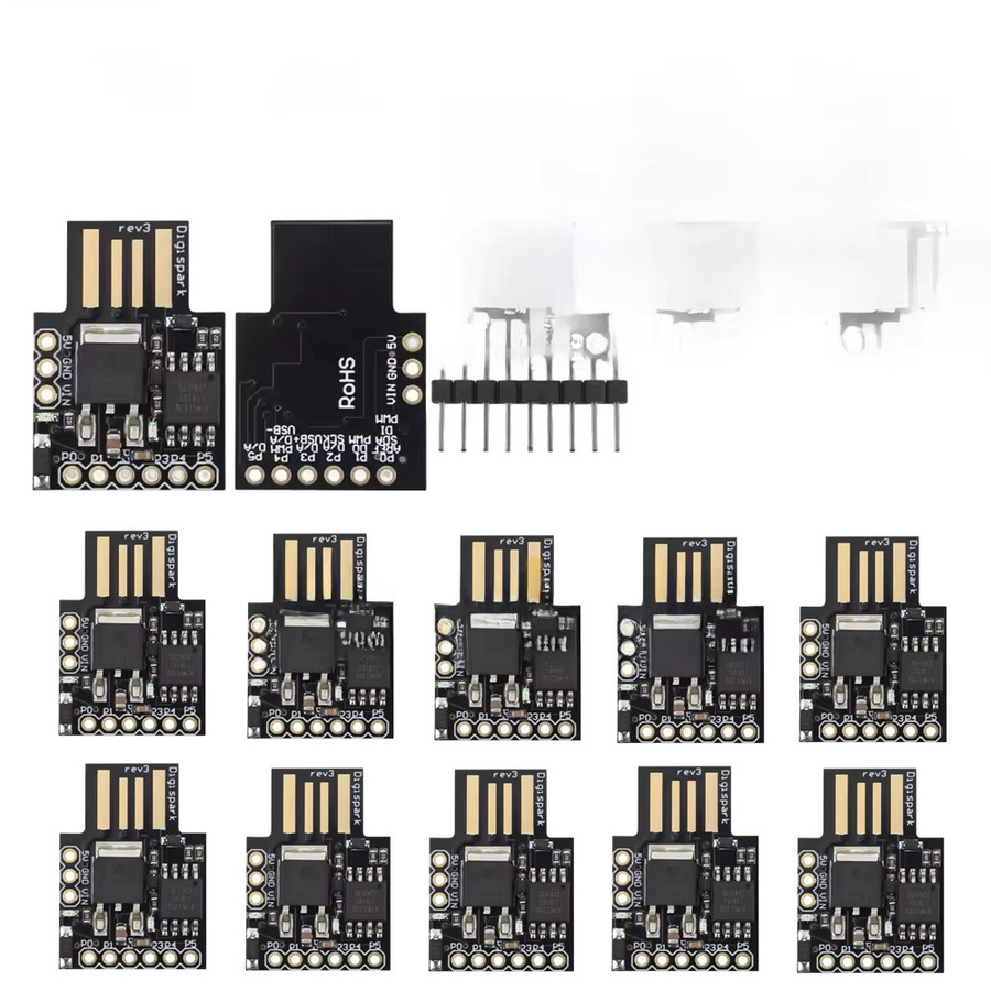 Digispark Tiny85 ATTINY85 Micro Development Board Kickstarter Modul für Arduino mit USB-C Anschluss in Schwarz - Bild 4