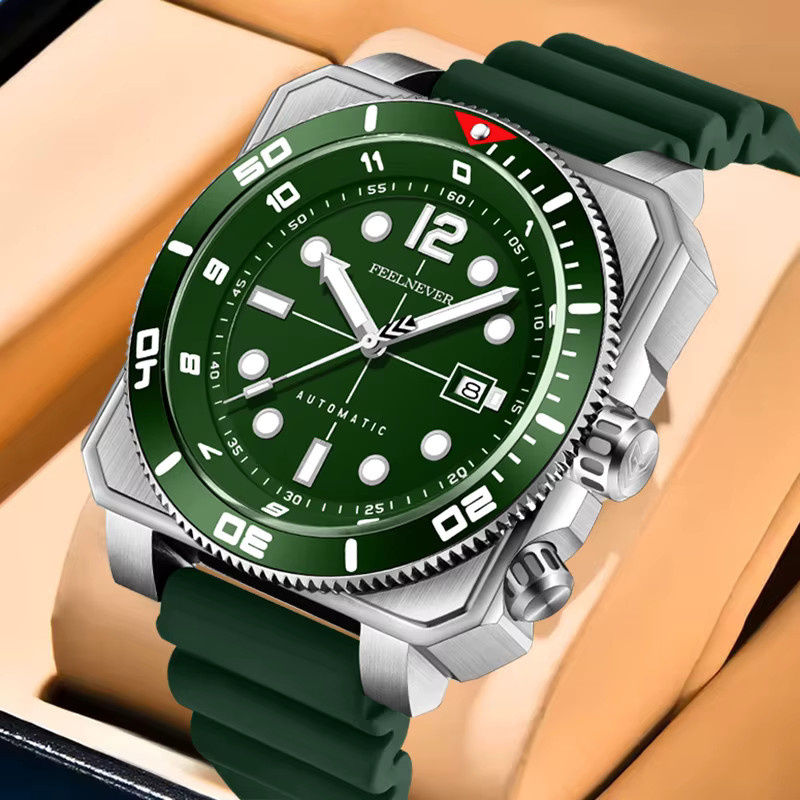 FEELNEVER Armbanduhr, Automatik, Edelstahl, Saphirglas, Herren - Bild 6
