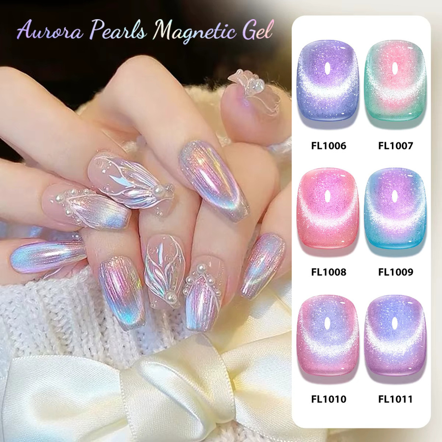 Four Lily Aurora Cat Magnetic Gel Nagellack, 10 ml, Schimmernd - Bild 2