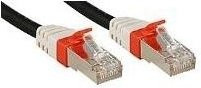 Lindy Premium Patch-Kabel CAT 6a SFTP RJ-45 auf RJ-45 Ethernet/LAN Schwarz 15,0 m - Bild 1