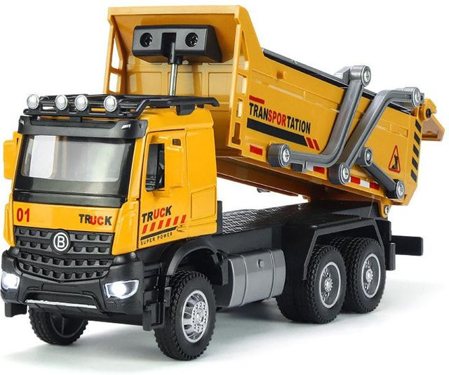 Linyi toy car Ingenieur Kipper LKW, 1:32, Metall, ab 14 Jahren - Bild 1