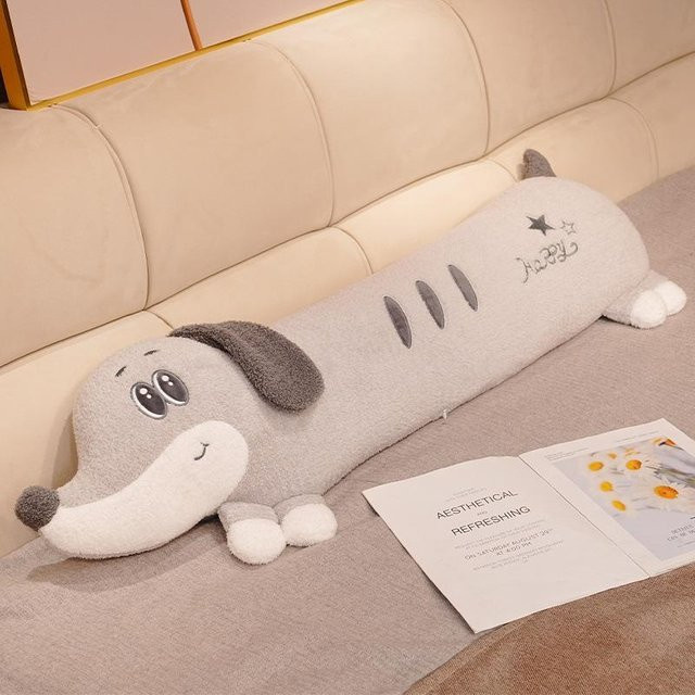 Weicher Dackel Langes Kissen, Plüschtier Puppe, Hundepuppe, 80cm - Bild 1