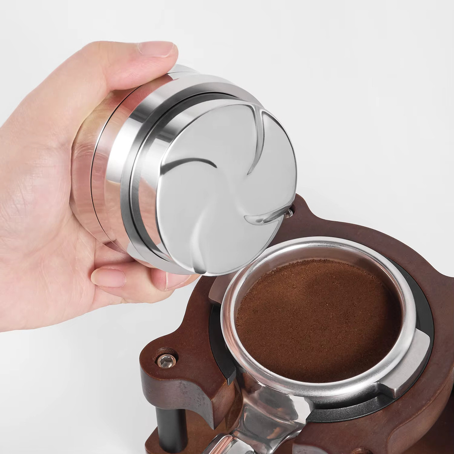 ZIRKUS Gravity Coffee Leveler Espresso-Kaffeeverteiler aus Edelstahl in Silber, Durchmesser: 58,5 mm - Bild 4