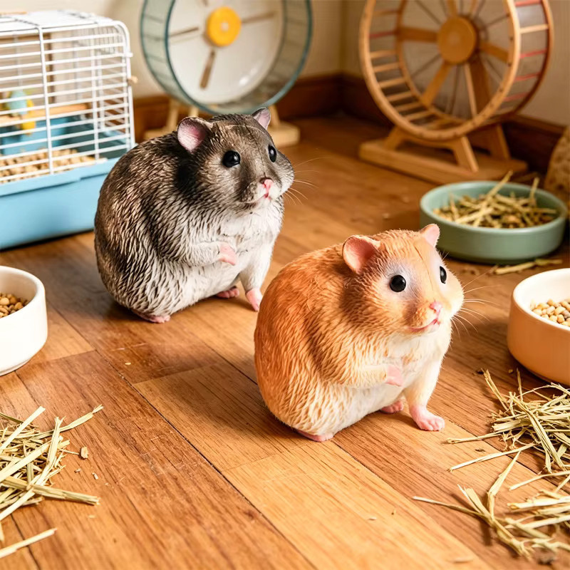 Oenux Hamster-Tierfigur, Fennec-Fuchs-Kreatur, Einzelfigur - Bild 2