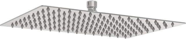 Yiwydaa Regen Duschkopf aus Edelstahl in Chrom Silber, rechteckig, Wandmontage, B: 30 cm, T: 20 cm - Bild 1