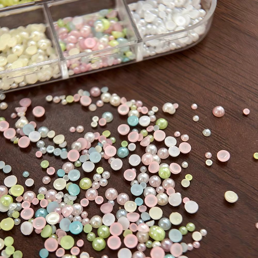 MAFANAILS Nagelcharms, 3D Macaron Perlen, Glänzend, Unisex - Bild 5