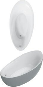 Villeroy & Boch Badewanne Aveo New Generation, freistehend, oval, weiß, B/T: 190 x 95 cm - Bild 1