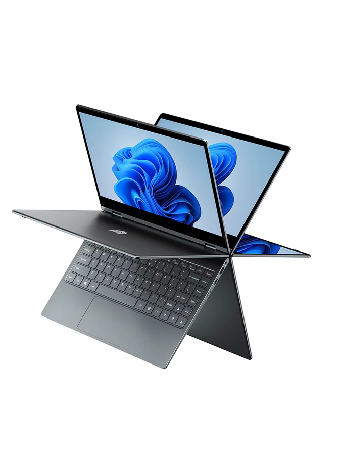 BMAX Y14 Plus Laptop mit 14 Zoll IPS FHD Display, Intel N150, 16GB RAM, 512GB SSD, Windows 11, 10000mAh Akku, Grau - Bild 3