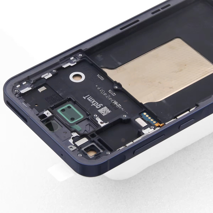 Samsung AMOLED Display Touchscreen Digitizer Montage mit Rahmen für A55 5G A556U A556B A5560 in Schwarz - Bild 4
