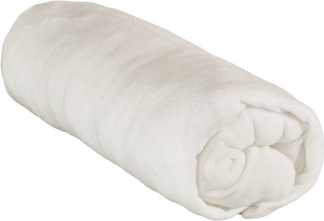 Jersey Spannbetttuch Sensation in Weiß aus Baumwolle mit Oeko-Tex Standard 100 - Bild 1