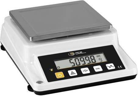 PCE Instruments Tischwaage PCE-BSK 5100 in Weiß mit Stückzählfunktion und externer Kalibrierung - Bild 1