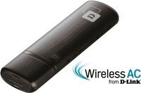D-Link DWA-182 Wireless AC1200 WLAN-Adapter Dual-Band Wi-Fi 5 USB-Netzwerkadapter Schwarz - Bild 1