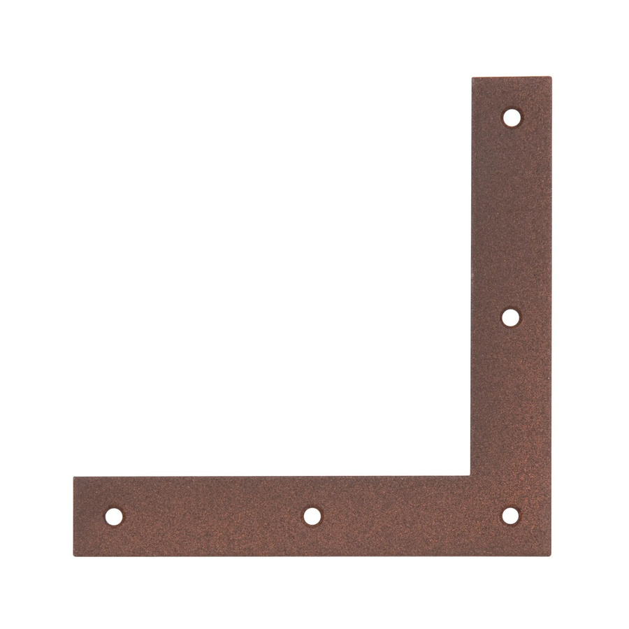 GAH Alberts Duravis Eckwinkel aus Stahl, Rostbraun, B/T/H: 120 x 120 x 20 mm - Bild 2