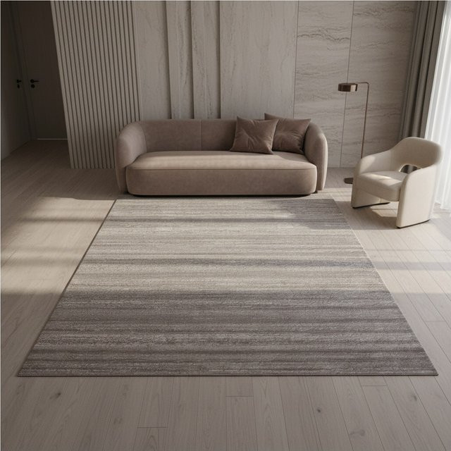 Kadima Design Kurzflorteppich INN, einfarbig, Beige, B/T: 160 x 230 cm - Bild 1