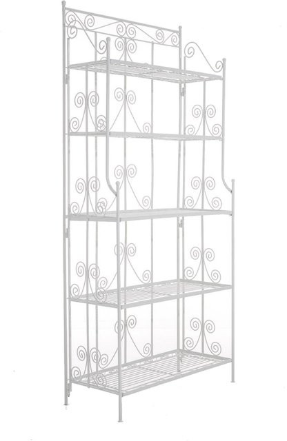 TPFGarden Standregal Cio Pflanzregal aus Metall in Weiß, H 173,0 x B 74,5 x T 34,5 cm - Bild 1