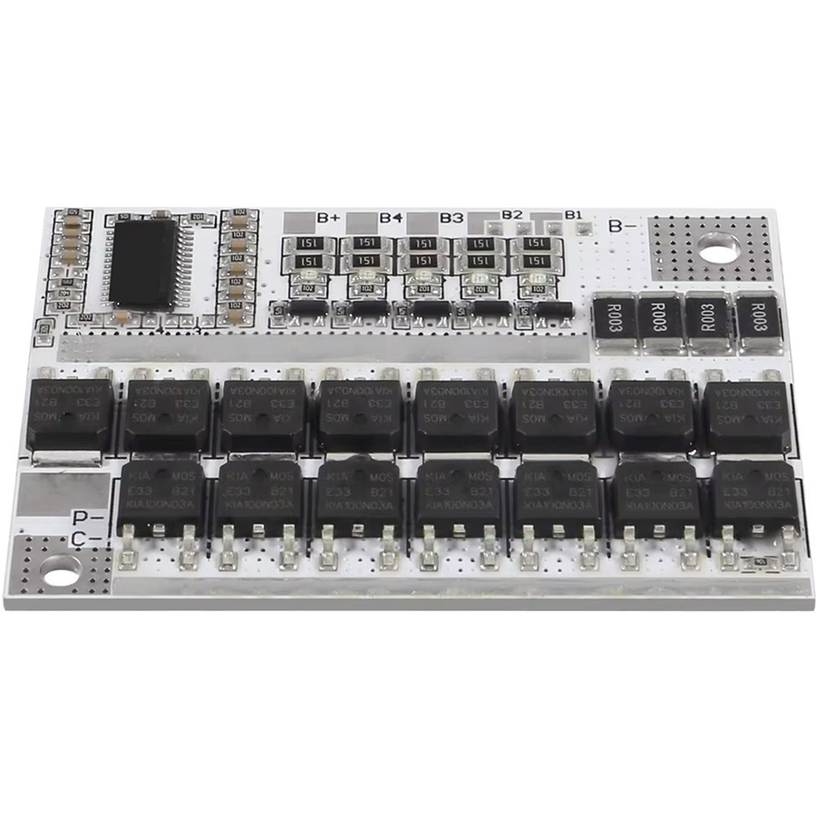 AOKIN BMS Schutzplatine für 18650 Li-Ion LMO Ternäre Lithium-Batterien, 2er-Set, 3S 4S 5S, 100A, unterstützt 12V 16,8V 18V 21V mit Balance-Ladefunktion - Bild 3