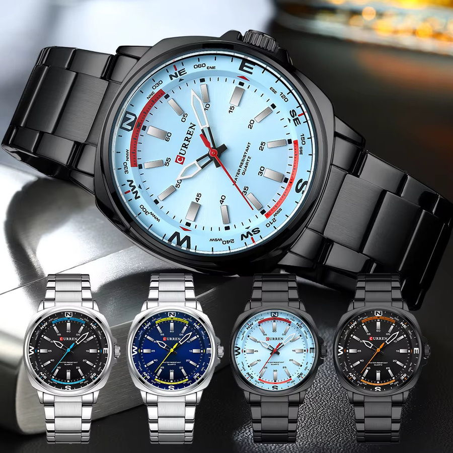 CURREN Armbanduhr Quarz, Edelstahl, Herren - Bild 2