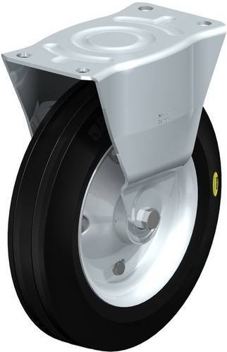 Blickle Bockrolle B-RD 280K in Schwarz aus Stahl mit einem Rad-Durchmesser von 280 mm und einer Tragfähigkeit von max. 600 kg - Bild 1