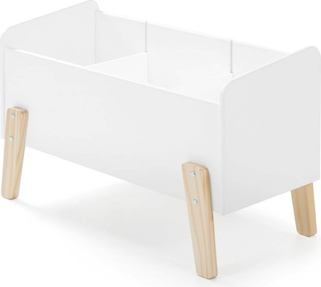 Vipack Spielkiste Kiddy mit 3 Fächern aus MDF in Weiß - Bild 1