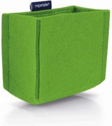 Magnetoplan magnetoTray ecoAware MEDIUM Stifteköcher aus Filz, grün, magnetisch, B/T/H: 13,0 x 10,0 x 6,0 cm - Bild 1