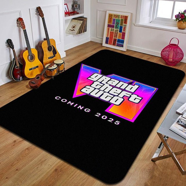 Grand Theft Auto Druckteppich in Schwarz B/B: 70 x 100 cm - Bild 1