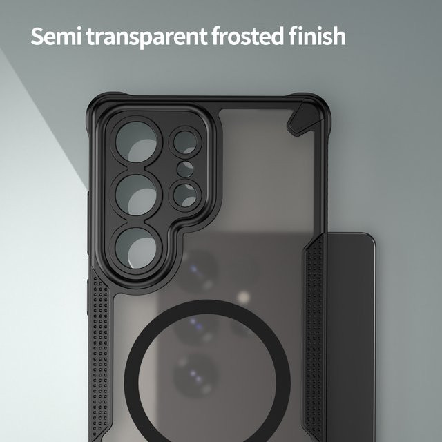DecoPhone Matte Armor Handyhülle Transparent für Samsung Galaxy A16 5G, A56 5G, S22 Ultra 5G, S23 Ultra, S24+, S25+ und S24 Ultra - Bild 1