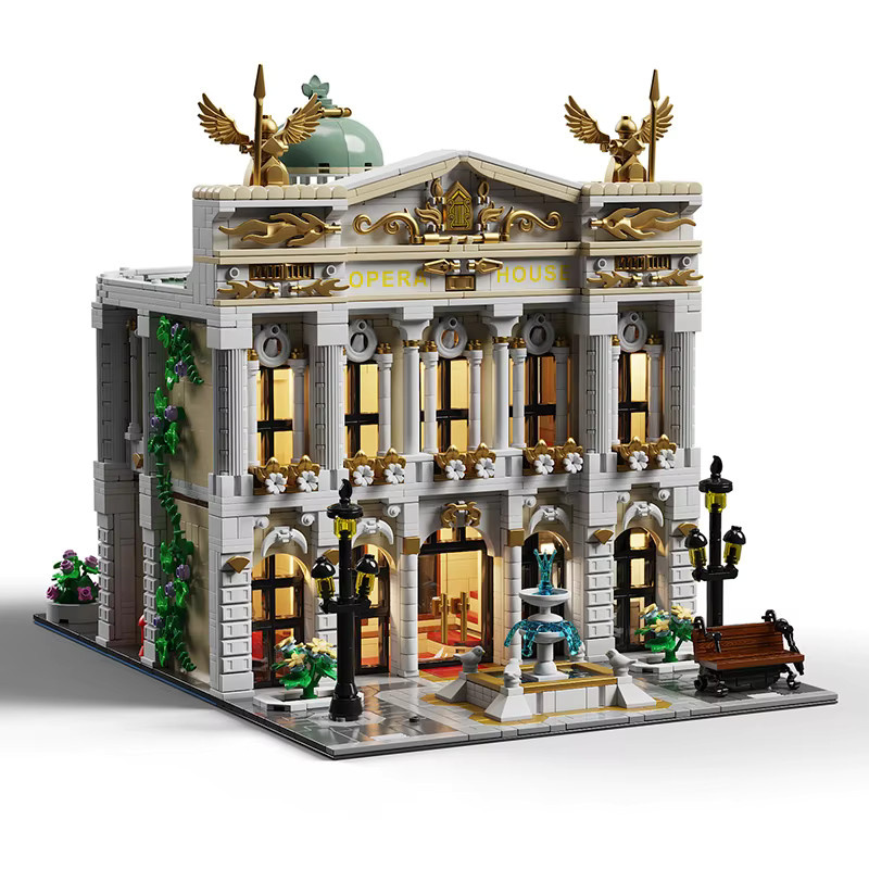 Opernhaus-Beleuchtungsset, Modulare Bausteine, Montagemodell-Bausatz, 4.490 Teile - Bild 5