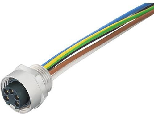 Weidmüller Sensor-Aktor-Steckverbinder 7/8 Buchse unkonfektioniert Polzahl 4 multicolor - Bild 1