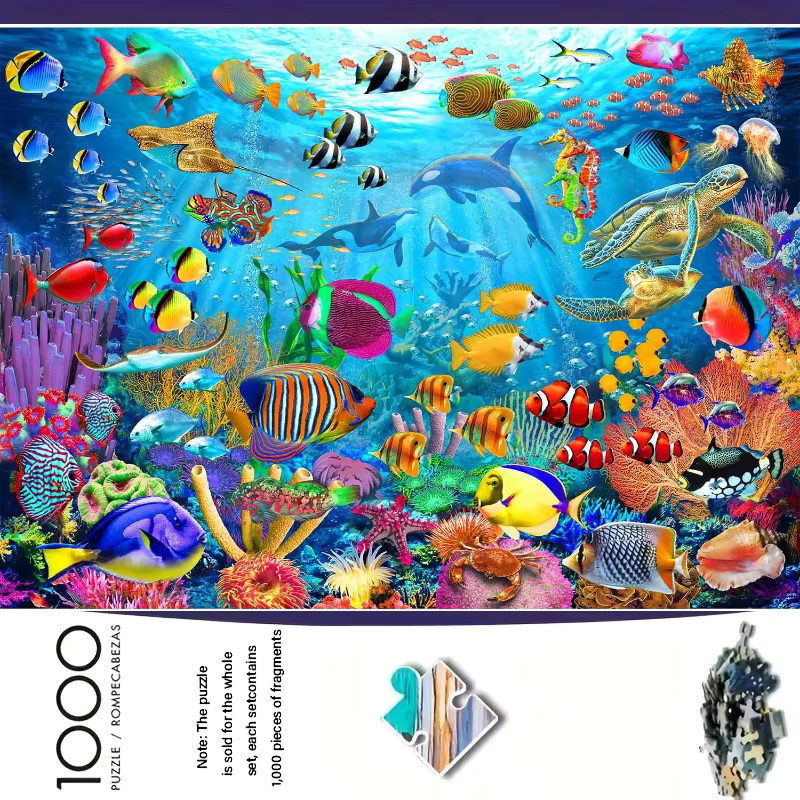 KAYOU Ozean Unterwasserwelt Puzzle, 1.000 Teile - Bild 2