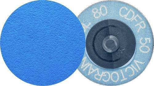 PFERD Kleinfiberschleifer Blau Durchmesser 50 mm Körnung 80, 100 Stück - Bild 1