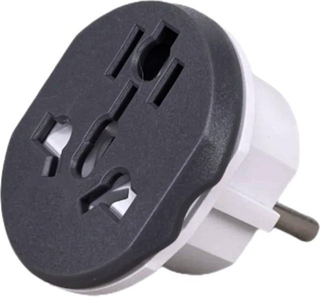 Keneng Universal EU Reiseadapter Konverter für UK US zu EU Steckdose in Grau - Bild 1